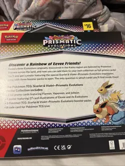 Pokemon TCG Scarlet & Violet Prismatic Evolutions Poster Collection Box Sealed - Image 5