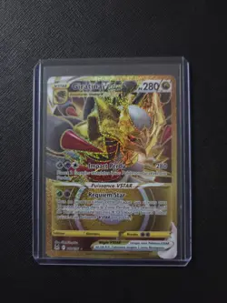 ​Titre : Carte Pokemon Giratina VSTAR GOLD 212/196 - Origine Perdue - Etat Neuf - Image 1