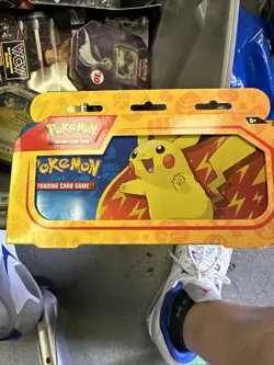 Pokemon TCG [ Back To School Pencil Tin Case ] NEW - Image 1