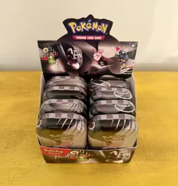 Pokemon Black Bolt & White Flare Unova 8 Mini Tins (New/Sealed) & Display - Image 1