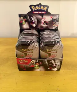 Pokemon Black Bolt & White Flare Unova 8 Mini Tins (New/Sealed) & Display - Image 2