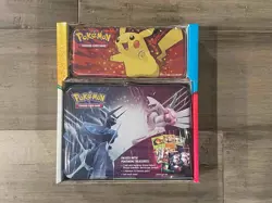 NEW POKEMON TCG COLLECTOR TREASURE CHEST TIN SET 5 PACKS/3 HOLOGRAMS 210-85505 820650802416 - Image 1