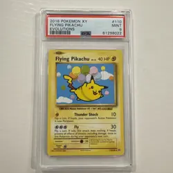 Pokemon XY Evolutions Flying Pikachu 2016 110/108 PSA 9 Mint - Image 1