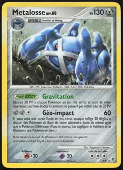 Carte Pokemon Metalosse 7/147 Holo Vainqueurs Supremes Francais - Image 1
