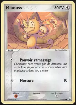 Carte Pokemon Miaouss 77/113 Especes Delta Francais - Image 1
