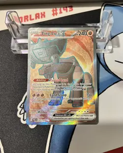 Pokemon TCG-Ting-Lu EX SV Paldea Evolved 243/193 Holo Ultra Rare NM - Image 1