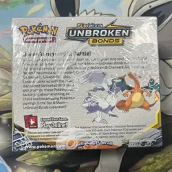 UNBROKEN BONDS FACTORY SEALED Pokemon Sun & Moon 36 Booster Box W/ Case - Image 4