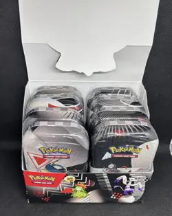 Pokemon TCG Unova Mini Tin Open Display - Set of 8 Sealed/New Mini Tins - Image 1