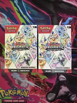 2X Pokemon TCG Prismatic Evolutions Booster Bundles - New Factory Sealed - Image 1