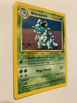 Pokemon TCG - jungle set nidoqueen holo no set Symbol stamp MISPRINT 7/64 lp/nm - Image 2