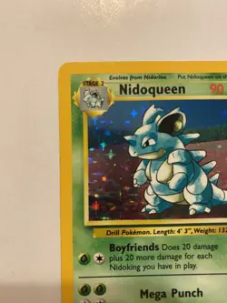 Pokemon TCG - jungle set nidoqueen holo no set Symbol stamp MISPRINT 7/64 lp/nm - Image 4