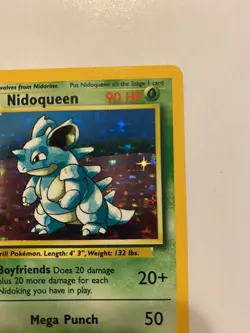Pokemon TCG - jungle set nidoqueen holo no set Symbol stamp MISPRINT 7/64 lp/nm - Image 5