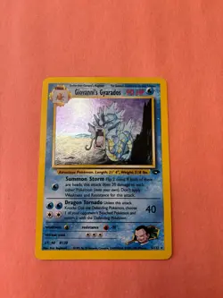 Pokemon TCG Giovanni's Gyarados Holo 5/132 Gym Challenge NM - Image 1
