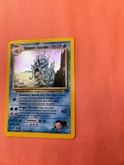 Pokemon TCG Giovanni's Gyarados Holo 5/132 Gym Challenge NM - Image 2