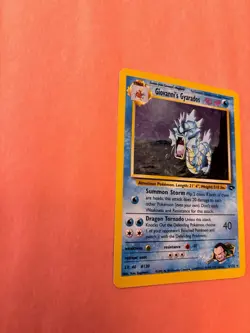Pokemon TCG Giovanni's Gyarados Holo 5/132 Gym Challenge NM - Image 3