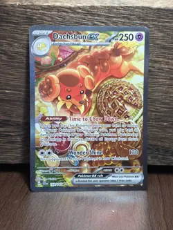 Pokemon: 1x Dachsbun ex - 169/142 - Special Illustration Rare - NM Stellar Crown - Image 1