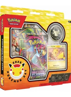 Pokemon Day 2026 Collection Box W/ Pikachu Promo PRESALE - Image 1