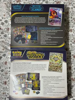 Pokemon Center Surging Sparks⚡& Phantasmal Flames 🔥 Elite Trainer Boxes Sealed - Image 3