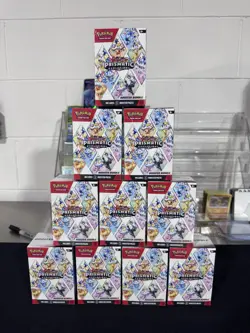 Pokemon TCG Prismatic Evolutions Booster Bundle FACTORY SEALED LOT OF 10 Bundles - Image 1