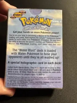 Pokemon Water Blast Theme Deck Nm-mint Product - Factory Sealed Box Mini 742818060691 - Image 2