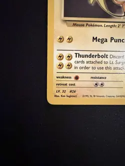 Pokemon TCG Lt. Surge's Raichu Gym Heroes 28/132 - LP - Image 4