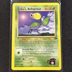 Pokemon Erika's Bellsprout - WOTC Gym Challenge Uncommon 38/132 Unlimited 2000 - Image 1