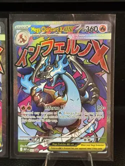 Pokemon Mega Charizard X ex 023 Phantasmal Flames UPC Black Star Promo NM PICK - Image 4