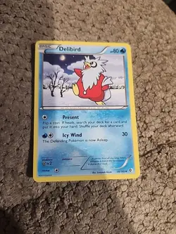 Pokemon TCG Delibird 38/149 Boundaries Crossed Regular - Image 1