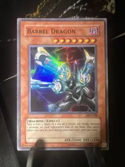 Yugioh 1x Barrel Dragon Ultra MRD-EN126 Metal Raiders 25th Anniversary Ed NM - Image 1