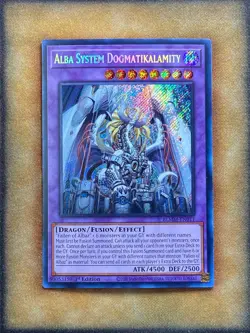 Yugioh Alba System Dogmakalamity BLMM-EN011 Secret Rare 1st Ed NM - Image 1