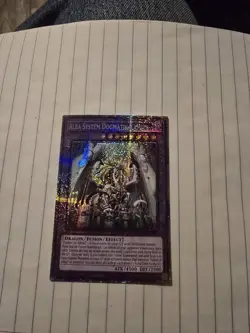 Yugioh! 1x Alba System Dogmatikalamity BLMM-EN011 Secret Rare 1st Ed NM +BONUS - Image 1