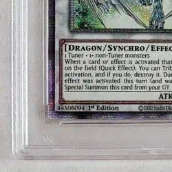 Yugioh x1 PSA 10 Stardust Dragon DAMA-EN100 Starlight Rare 1st Ed (GEM MINT) - Image 2