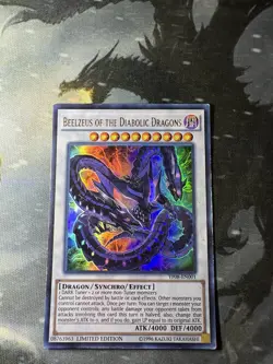 Yugioh! LP Beelzeus of the Diabolic Dragons - YF08-EN001 - Ultra Rare - Limited - Image 1