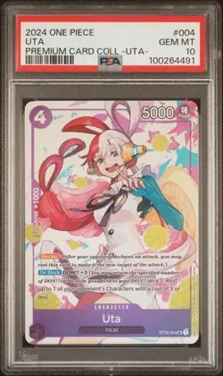 One Piece - Uta - Premium Card Collection - ST05-004 - PSA 10 - Image 1
