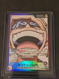 One Piece Emperors in the New World Monkey.D.Luffy Alt Art OP09-061 NM english - Image 1