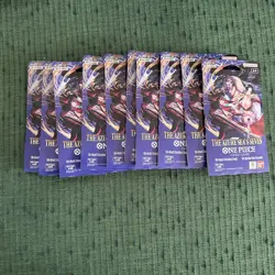 (10) One Piece TCG: The Azure Sea's Seven Sleeved Booster OP-14 English. - Image 1