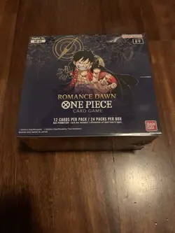 One Piece Romance Dawn Booster Box First Print Sealed Perfect Blue Bottom - Image 2