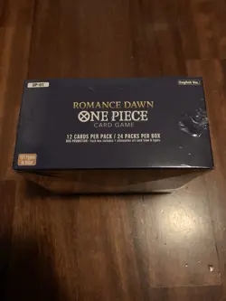 One Piece Romance Dawn Booster Box First Print Sealed Perfect Blue Bottom - Image 3