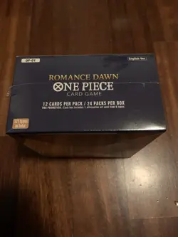 One Piece Romance Dawn Booster Box First Print Sealed Perfect Blue Bottom - Image 4