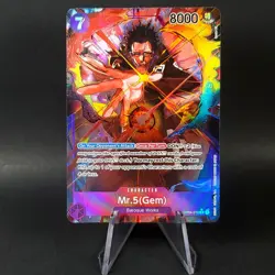 One Piece Mr.5 Gem OP04-072 Alt Art Foil Rare Kingdoms of Intrigue Bandai - Image 1
