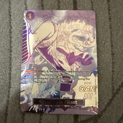 One Piece Gum-Gum Giant Alt Art R OP09-078 Manga English Mint Pack Fresh - Image 1