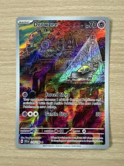 Pokemon TCG: Drowzee 210/198 Scarlet & Violet Base Set Illustraion Rare - NM / M - Image 1
