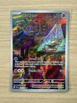 Pokemon TCG: Drowzee 210/198 Scarlet & Violet Base Set Illustraion Rare - NM / M - Image 3