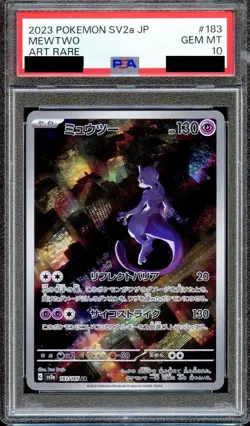 PSA 10 Mewtwo 183/165 SV2a 151 Art Rare Japanese Pokemon Card GEM MINT - Image 1