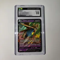 2021 POKEMON CELEBRATIONS 016 ZACIAN V GEM MINT PSA 10 - Image 1