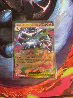 Pokemon TCG Phantasmal Flames Mega Charizard X EX 013/094 Double Rare Near Mint - Image 1