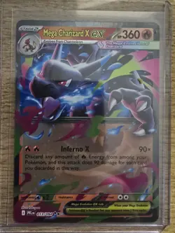 Pokemon TCG Phantasmal Flames Mega Charizard X EX 013/094 Double Rare Near Mint - Image 1
