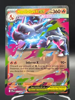 Mega Charizard X ex 013/094 Phantasmal Flames Double Rare Near Mint Pokemon TCG - Image 1