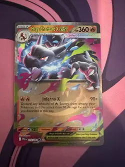 Pokemon TCG Phantasmal Flames Mega Charizard X EX 013/094 Double Rare Near Mint - Image 1