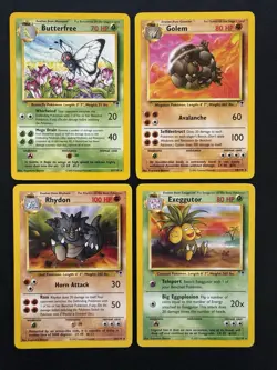 Legendary Collection Rare Lot of 4 Pokemon Cards - Image 1